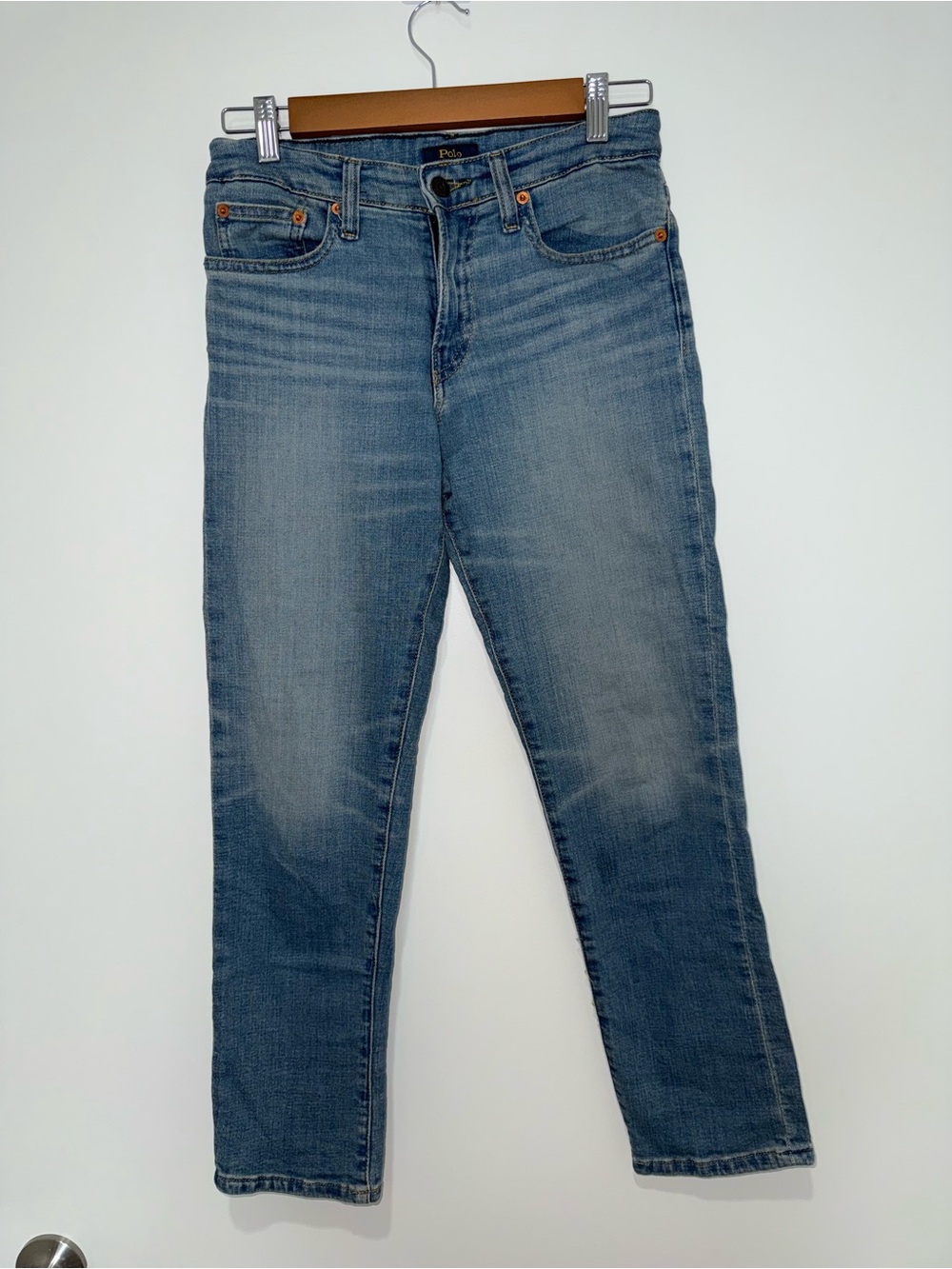 Ralph Lauren Polo Kids 10/12 Denim Jeans — Light Blue Wash fit like 2/4 in women